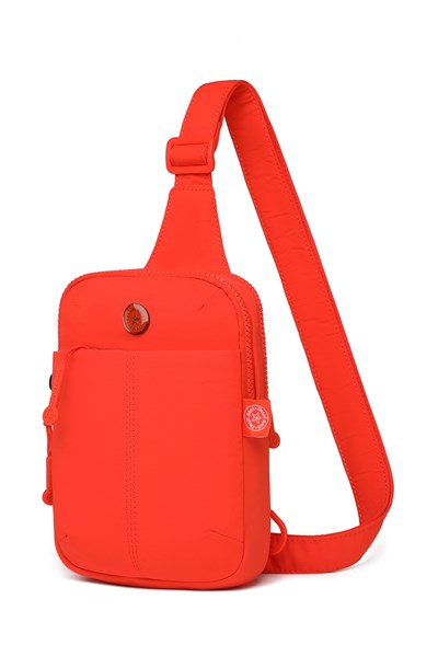 Orange Ultra Hafif Kumaş Günlük Kadın Bodybag Göğüs ve Postacı Çantası