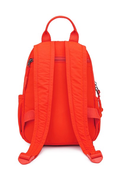 Orange Ultra Hafif Kumaş Küçük Boy Günlük Kadın Sırt Çantası