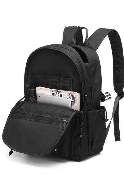 Sırt Çantası Okul Boyu Laptop Gözlü 3156 Lila