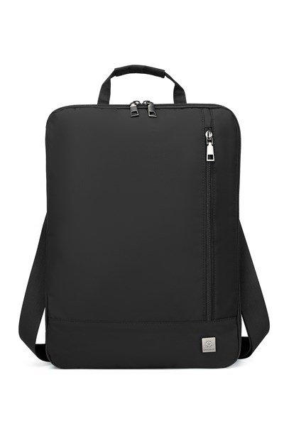 Smart 180 Derece Açılabilir Koruma Bölmeli 15,6 İnç Laptop El ve Omuz Çantası Siyah