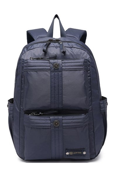 Smart Bags Büyük Boy Laptop Bölmeli Günlük ve Okul İçin Uygun Su Geçirmez Sırt Çantası 8714 Lacivert