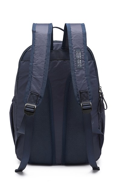 Smart Bags Büyük Boy Laptop Bölmeli Günlük ve Okul İçin Uygun Su Geçirmez Sırt Çantası 8718 Lacivert