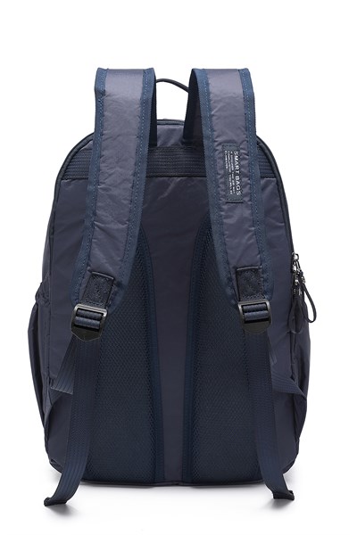 Smart Bags Büyük Boy Laptop Bölmeli Günlük ve Okul İçin Uygun Su Geçirmez Sırt Çantası 8718 Lacivert