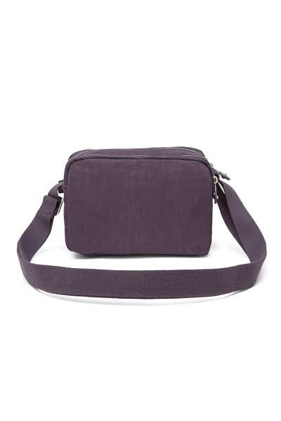 Smart Bags Günlük Küçük Boy Su Geçirmez Hafif Krınkıl Kumaş Kadın Omuz Çantası Mürdüm