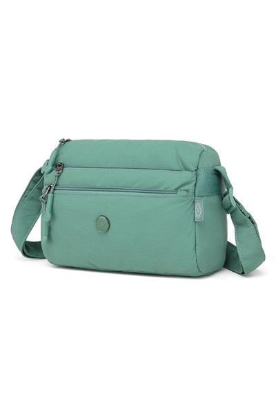 Smart Bags Mint Kadın Omuz Çantası Hafif Kumaş Çok Cepli Çapraz Uzun Askılı