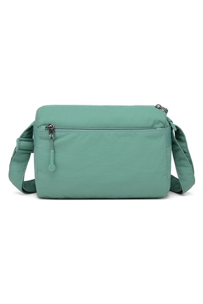 Smart Bags Mint Kadın Omuz Çantası Hafif Kumaş Çok Cepli Çapraz Uzun Askılı