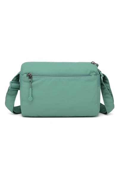 Smart Bags Mint Kadın Omuz Çantası Hafif Kumaş Çok Cepli Çapraz Uzun Askılı