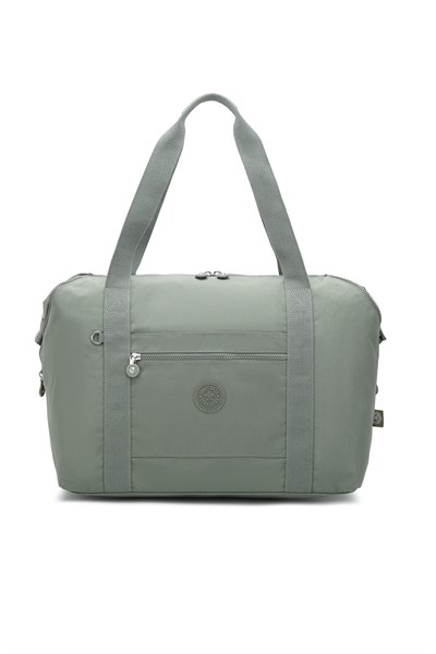 Smart Bags Orta Boy Su Geçirmez Extra Hafif Krınkıl Kumaş El Valizi ve Spor Çantası Yeşil