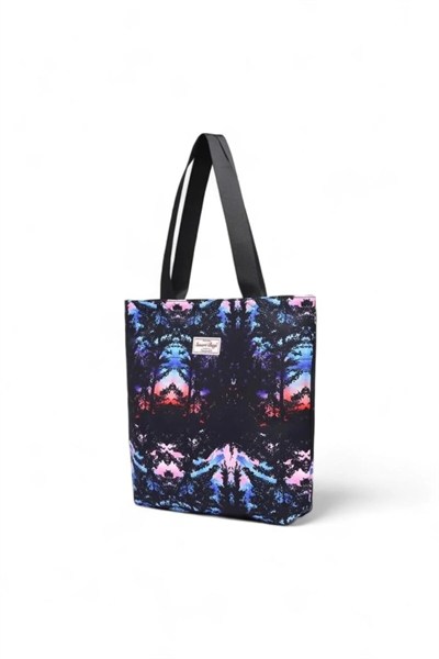 Smart Bags Printed Edition Kadın Günlük Hafif Kumaş Omuz Çantası Orman