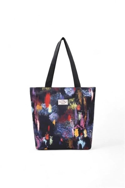 Smart Bags Printed Edition Kadın Günlük Hafif Kumaş Omuz Çantası Tuval