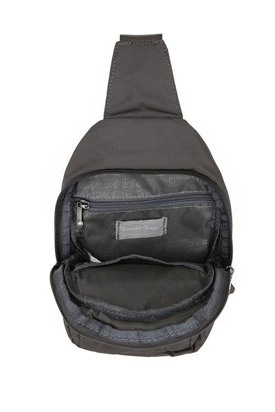 Smart Unisex Body Bag Tasarım Vücut Sırt ve Göğüs Çantası Ayarlanabilir Askılı Siyah