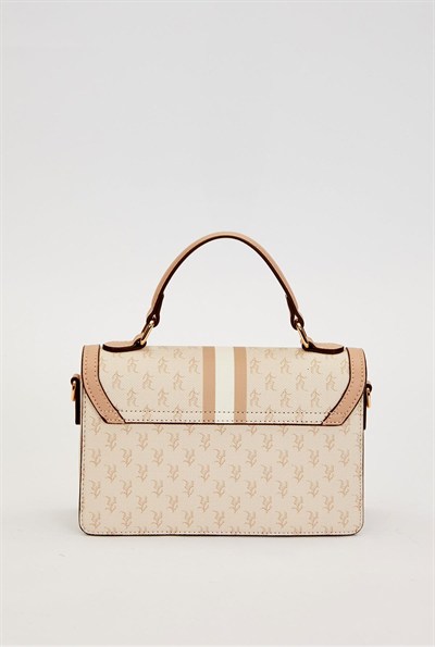 Vizon Logolu Monogram Desen El Çantası