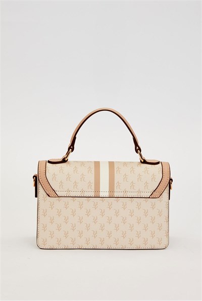 Vizon Logolu Monogram Desen El Çantası