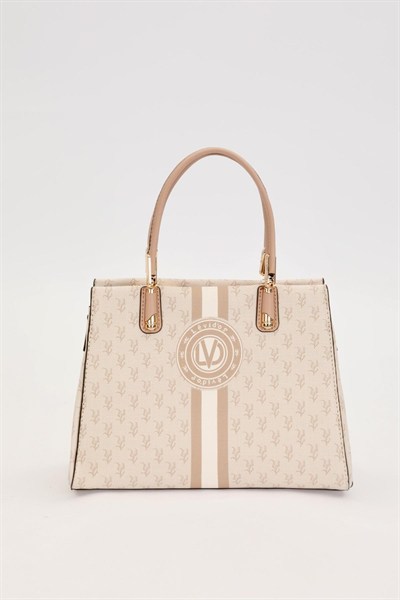 Vizon Monogram Desenli El Çantası