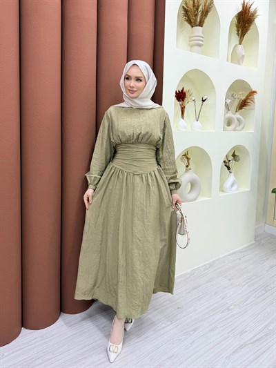 Elenor Elbise Haki