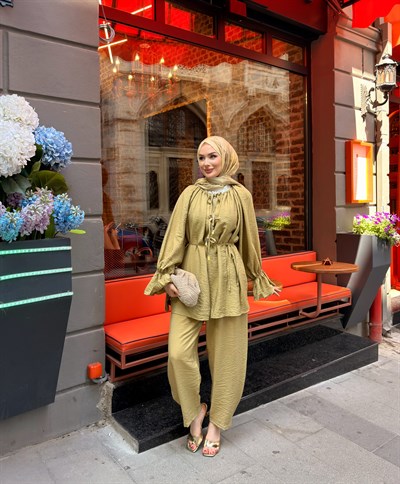 LAİDE PANTOLON TAKIM | YEŞİL