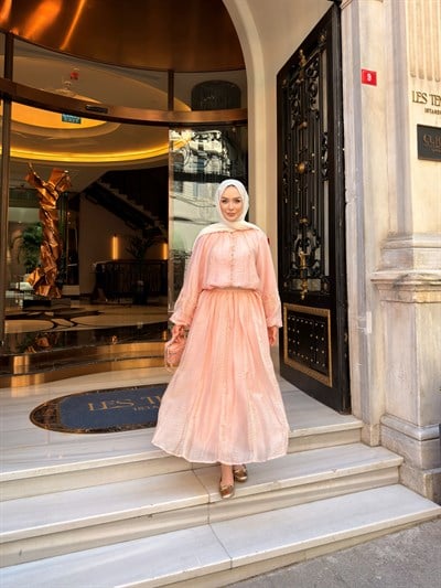 LİNA ETEK TAKIM | PEMBE