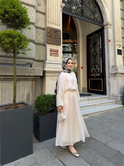 LİNA ETEK TAKIM | BEJ