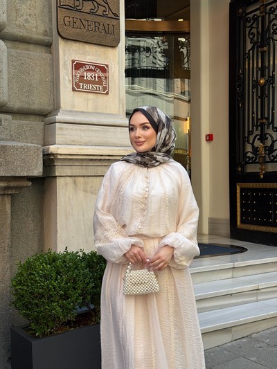 LİNA ETEK TAKIM | BEJ