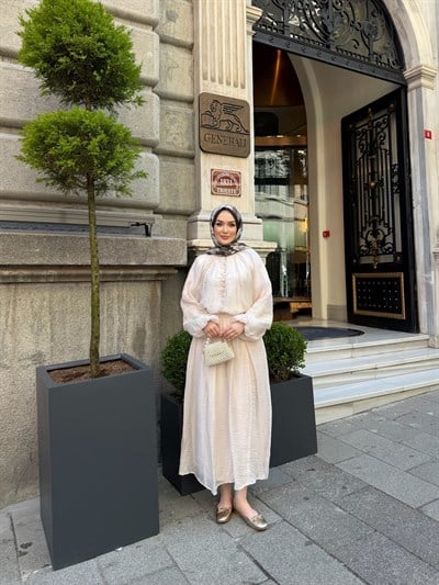 LİNA ETEK TAKIM | BEJ