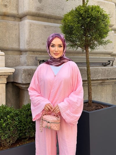 NAİ PANTOLON TAKIM | PEMBE