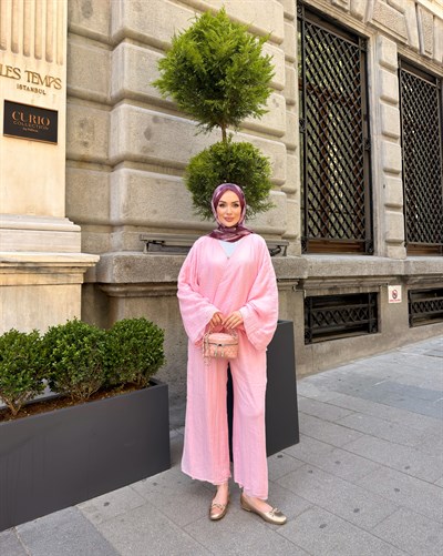 NAİ PANTOLON TAKIM | PEMBE