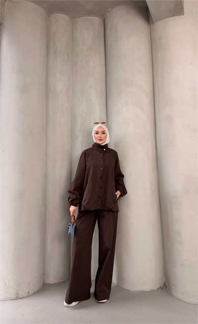 NELRA TRENCH TAKIM KAHVERENGİ