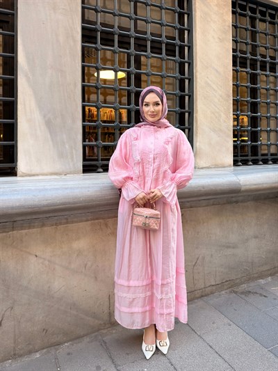 Noble Vual Etekli Takım | Pembe