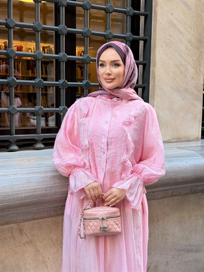 Noble Vual Etekli Takım | Pembe