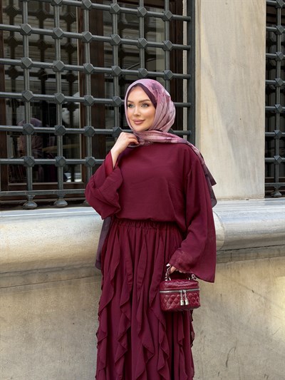 Nova Etekli Takım Bordo