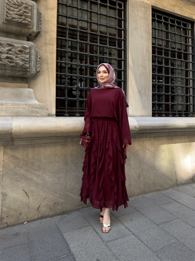 Nova Etekli Takım Bordo