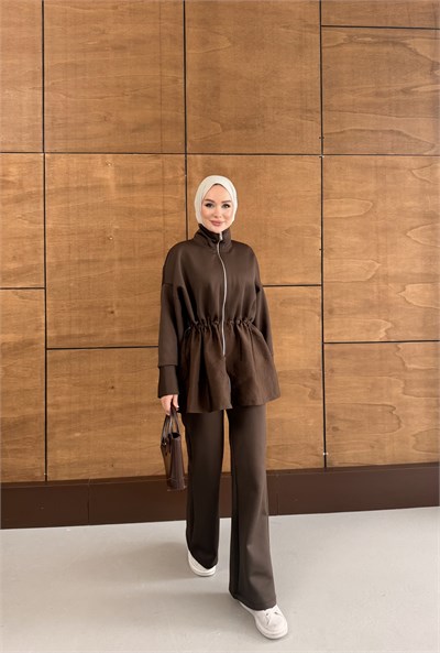 PREMİUM ELEGANCE TAKIM KAHVERENGİ