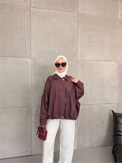 SESA GABARDIN BOMBER CEKET BORDO