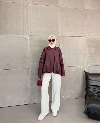 SESA GABARDIN BOMBER CEKET BORDO