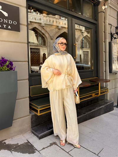 Valeska Pantolon Takım | Sarı