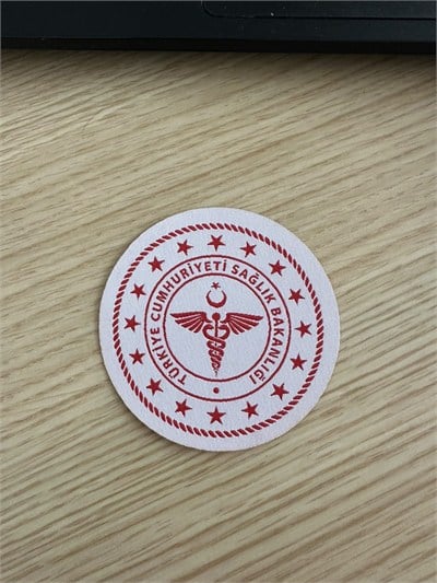 Yeni Yönetmelik Doktor Hemşire Sağlıkçı Logo Arma 8X8cm Nakışlı Üniformaya Dikilebilir