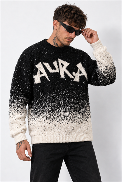 AURA TRİKO KAZAK SİYAH
