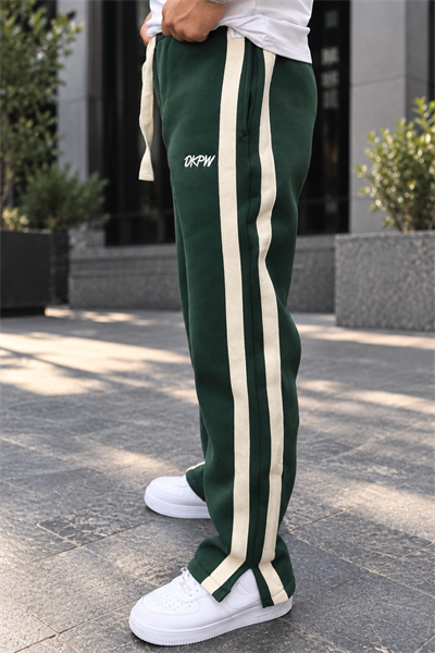 HASIR ŞERİTLİ BAGGY EŞOFMAN ALTI YEŞİL