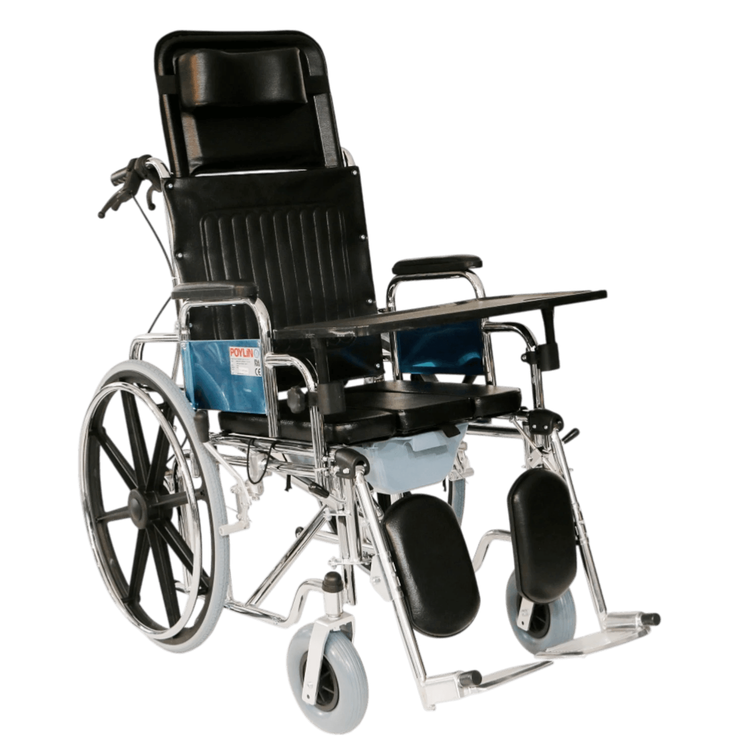 Poylin P615 Banyo Tuvalet Tekerlekli Sandalye