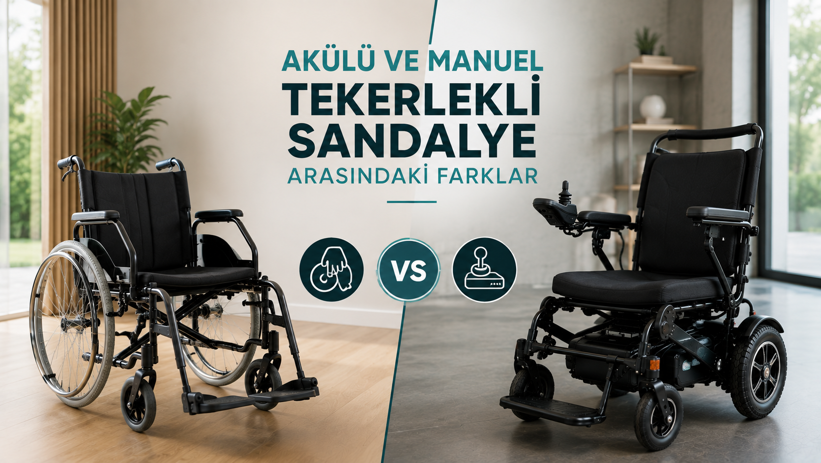 Akülü ve manuel tekerlekli sandalye arasındaki farklar