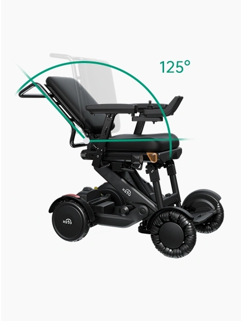 XSTO M4 Pro powered backrest adjustment