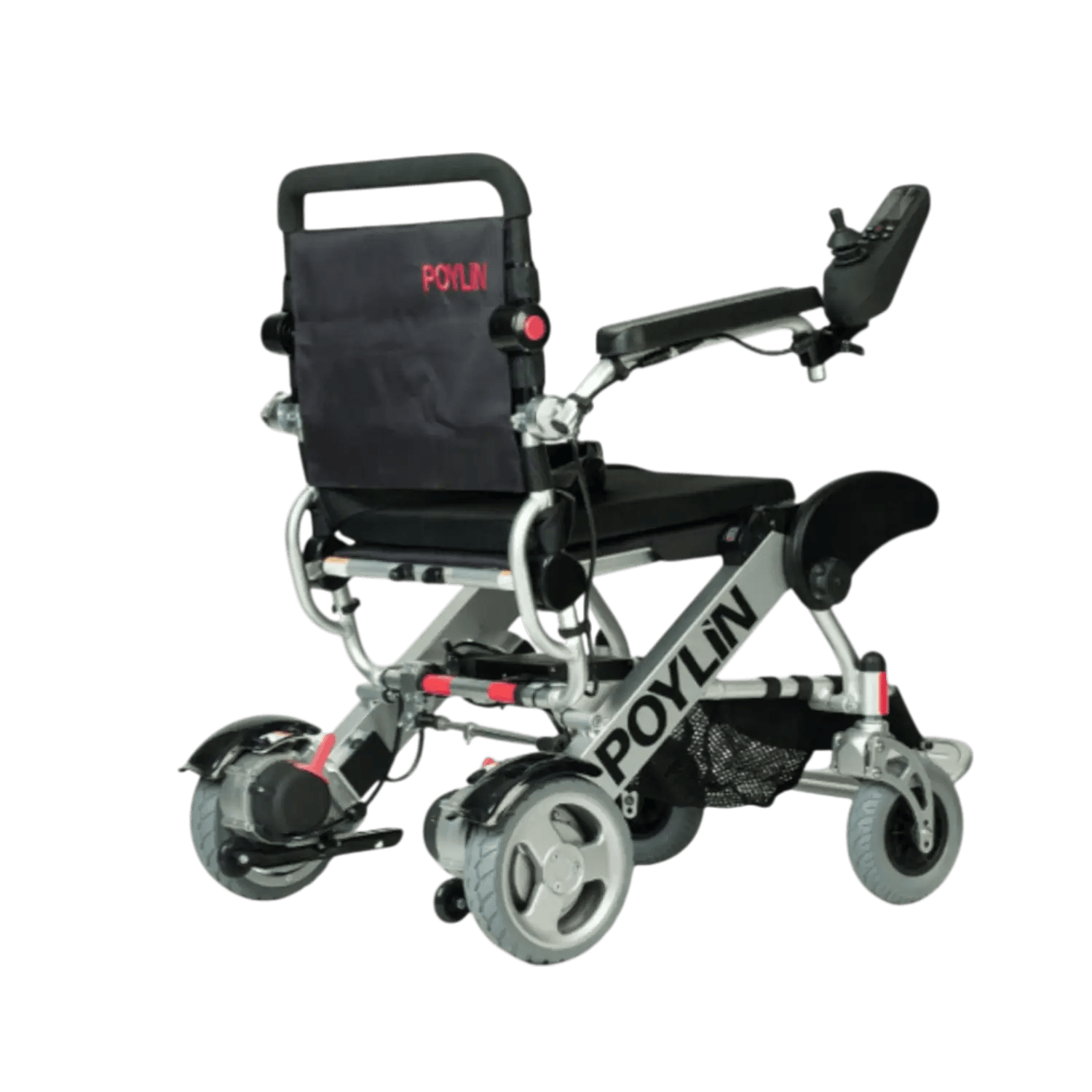 Poylin P207 ultra hafif katlanabilir akülü sandalye sürüş görseli