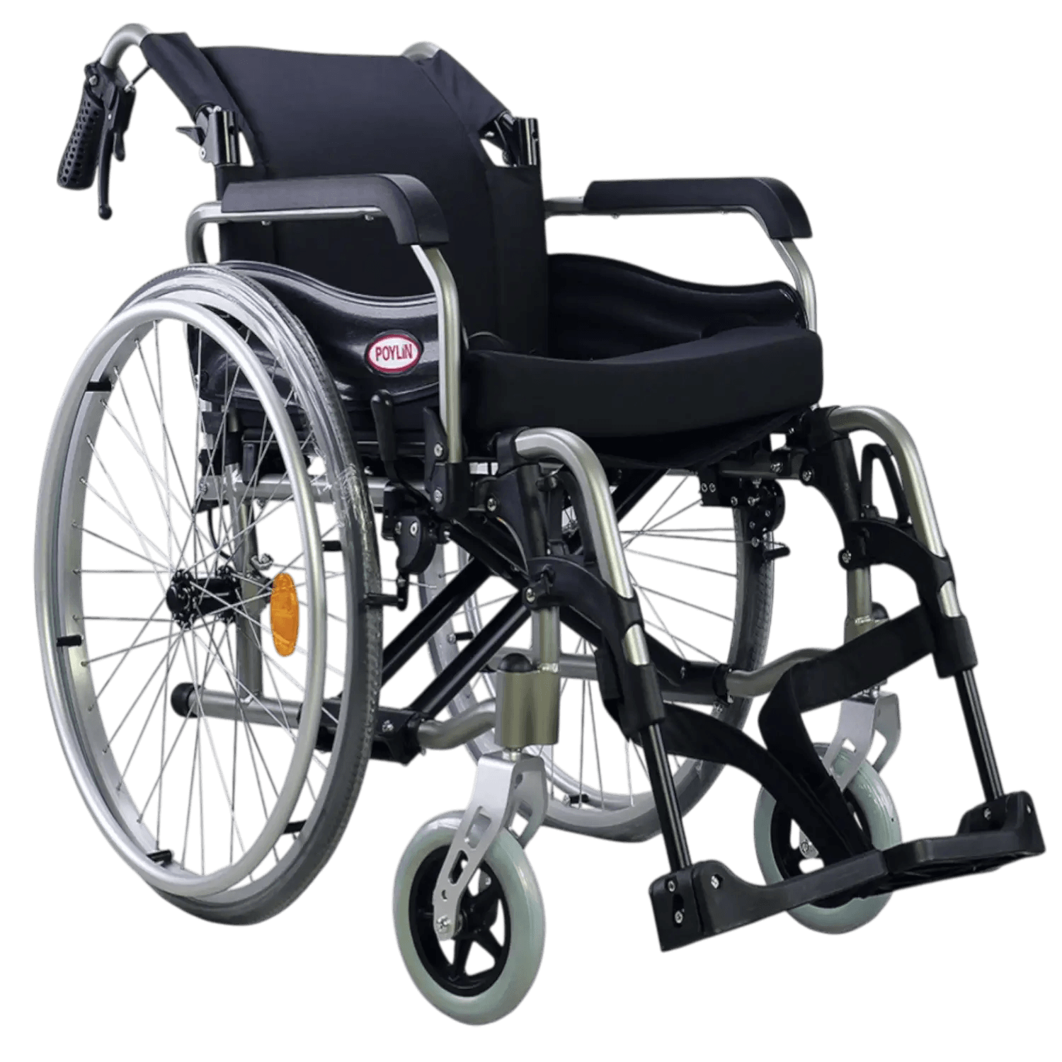 Poylin P957 45 cm mannuel tekerlekli sandalye detay görseli
