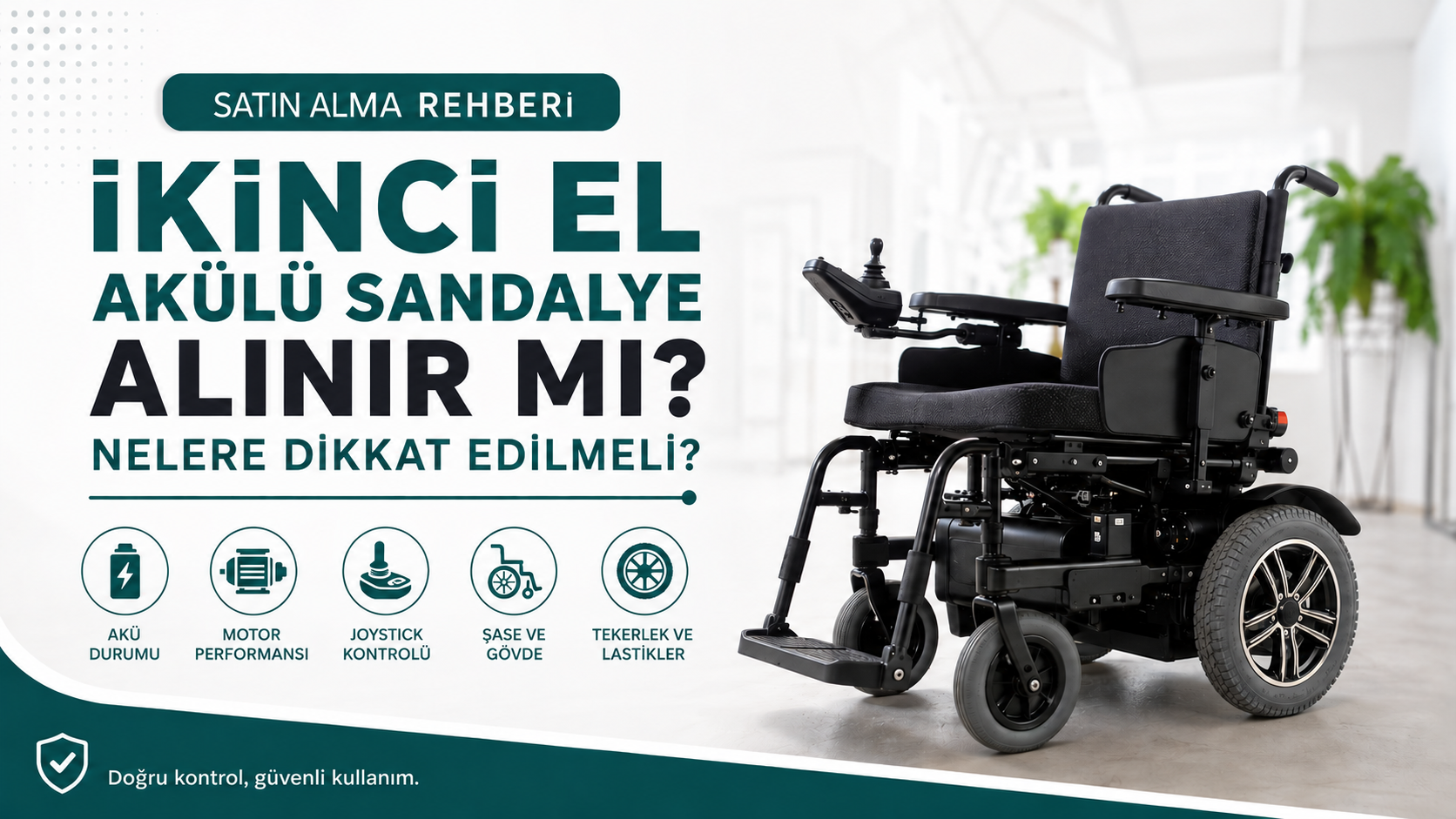 İkinci El Akülü Sandalye Alınır mı? Nelere Dikkat Edilmeli?