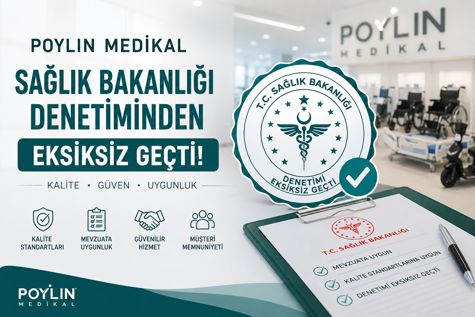 Poylin Medikal Sağlık Bakanlığı denetimi