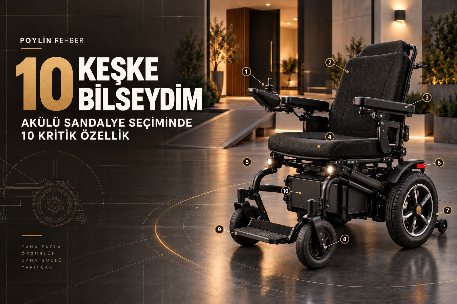 Akülü Sandalye Satın Aldıktan Sonra “Keşke Bilseydim” Denilen 10 Özellik