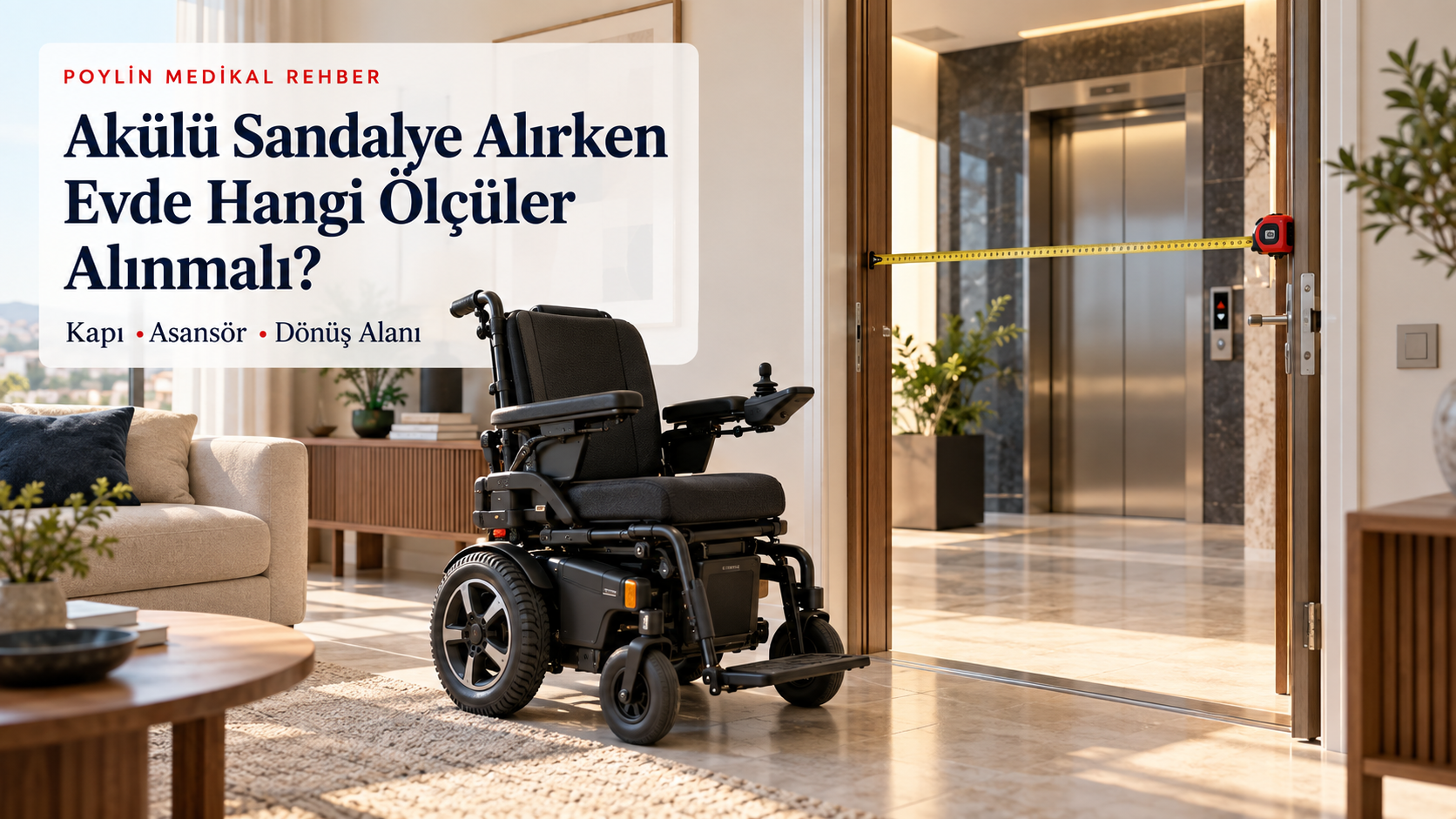 Akülü Sandalye Alırken Evde Hangi Ölçüler Alınmalı?