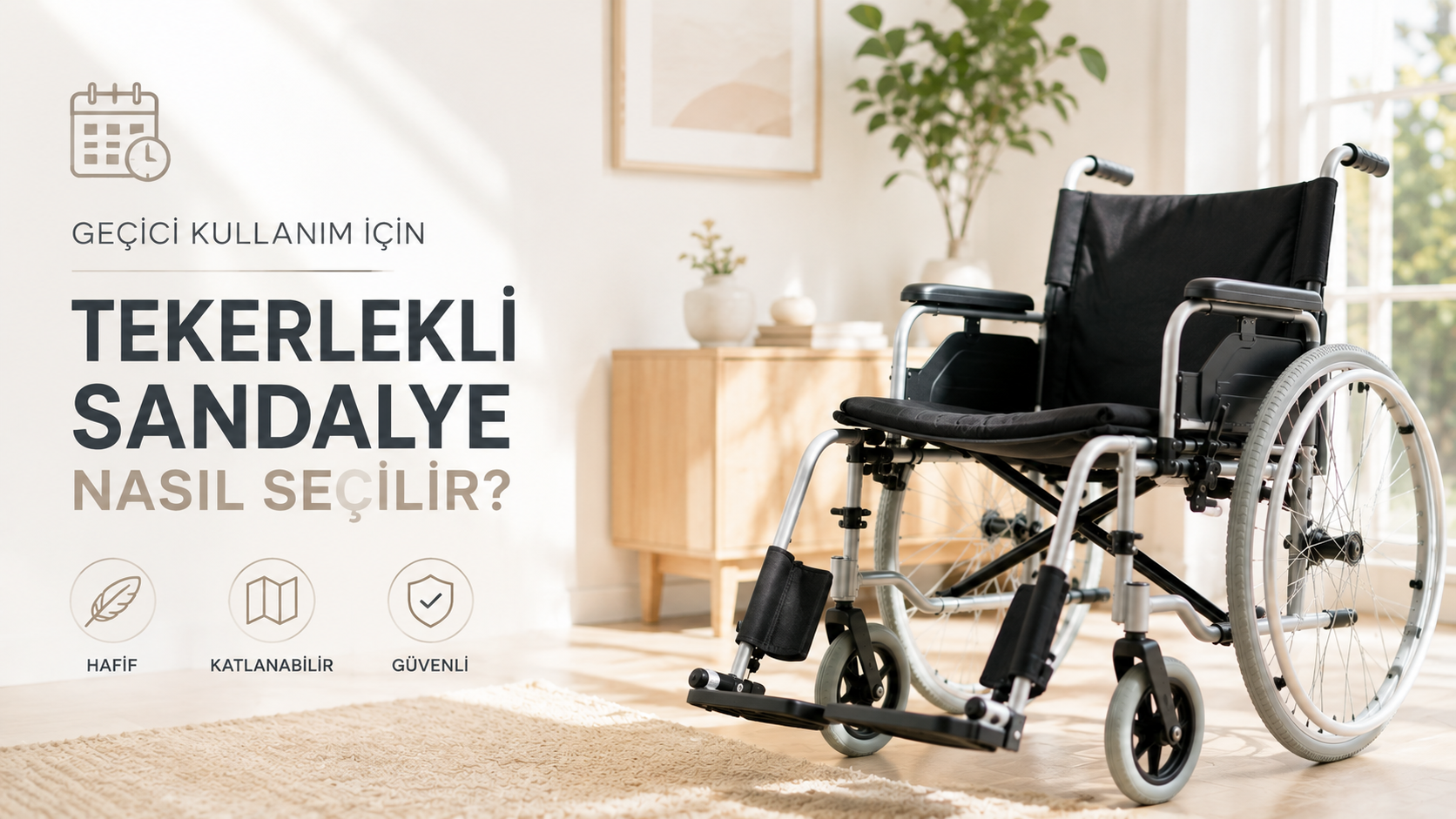 Geçici Kullanım İçin Tekerlekli Sandalye Nasıl Seçilir?