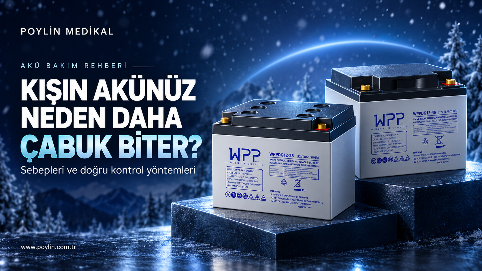 Kışın Akü Neden Çabuk Biter? Akülü Sandalye Akü Rehberi