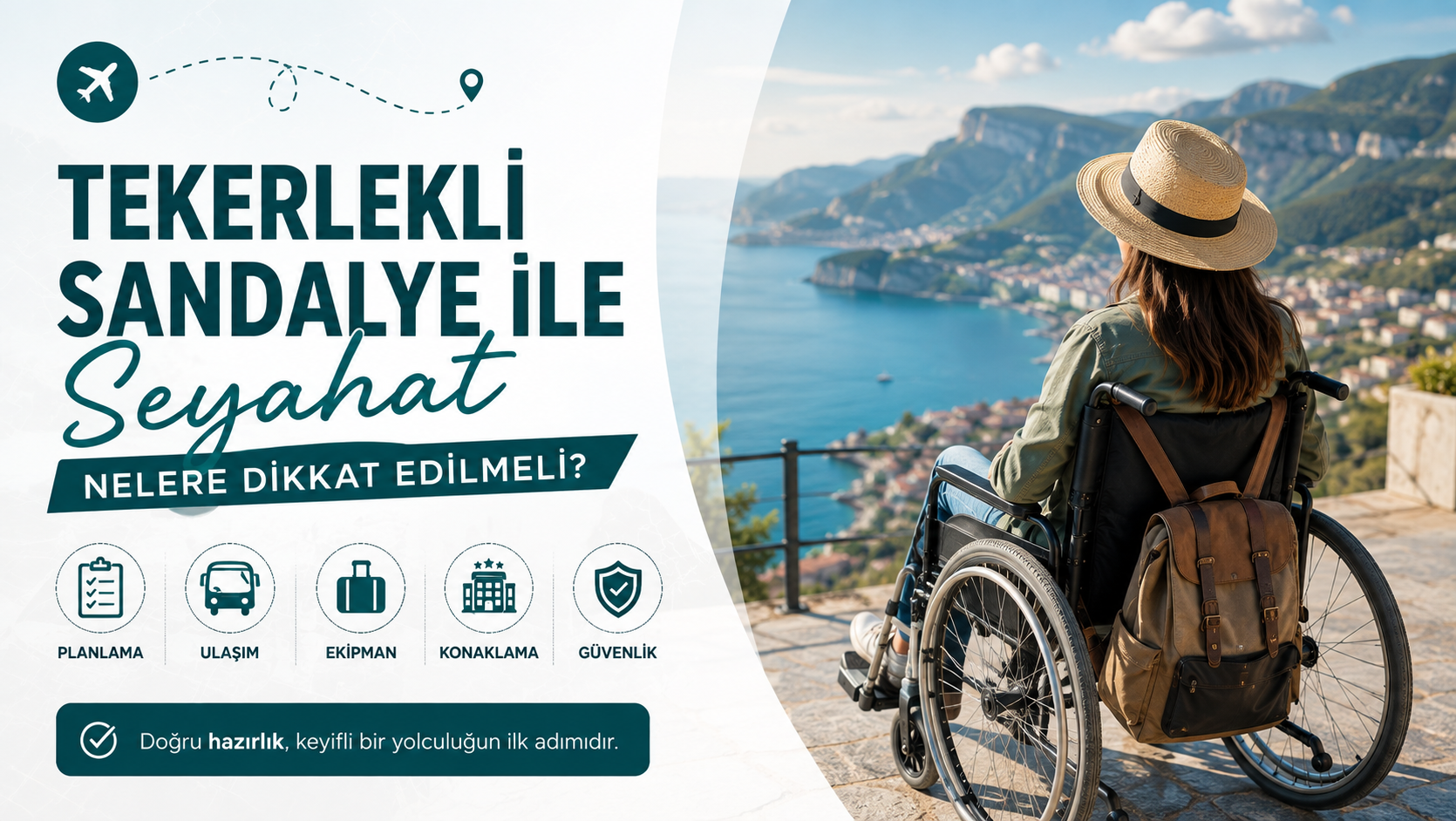Tekerlekli Sandalye ile Seyahat Ederken Nelere Dikkat Edilmeli?